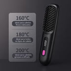 UltraLiss MagiBrasil® - Escova Alisadora Portátil Profissional Bivolt - (QUEIMA DE ESTOQUE)