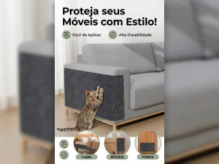 Arranhador Autoadesivo Para Gatos – Protetor de Sofá e Móveis